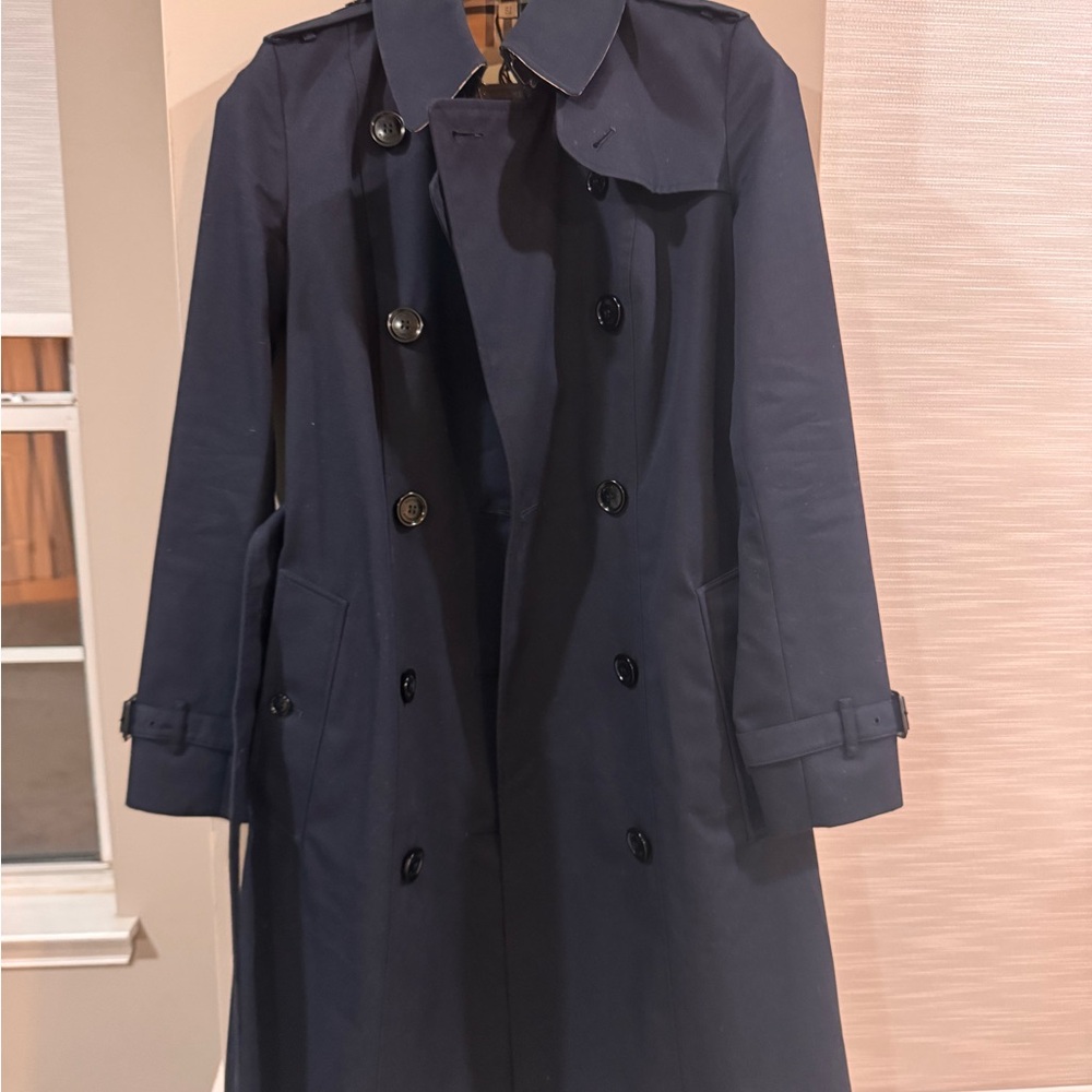 Burberry Coal Blue Trench Coat